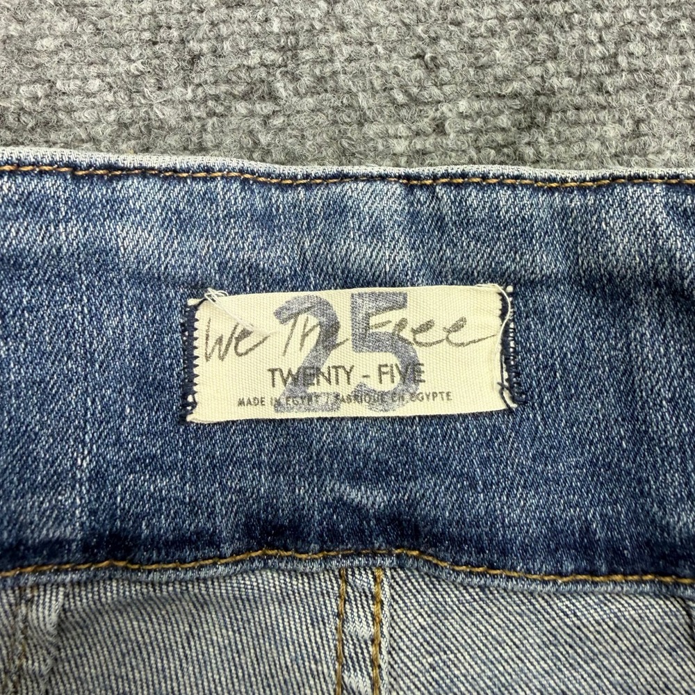 Free People We The‎ Free Jeans Womens 25x31 Jayde Flare Slim High Rise Raw Hem - Picture 4 of 16